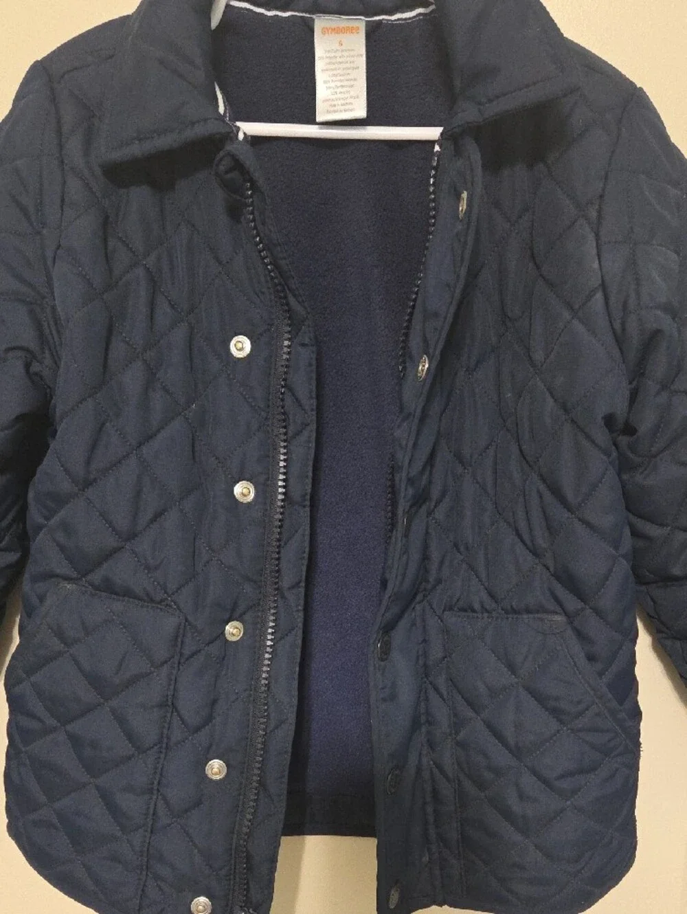 Gymboree Navy Quilted Puffer Jacket for Kids